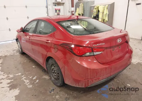 2016 Hyundai Elantra Se z USA, uszkodzony, nr VIN KMHDH4AE5GU515392